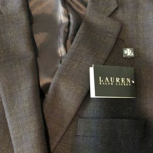 LAUREN - Ralph Lauren Sport Coat 54L Navy  NEW